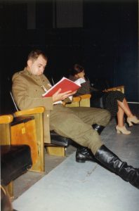 La cigogne n'a qu'une tête Igor Futterer Alain Bordier Répétition Théâtre de Ménilmontant 1997