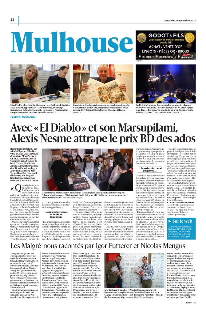 Igor Futterer & Nicolas Mengus - Bédéciné 2025 - l'Alsace