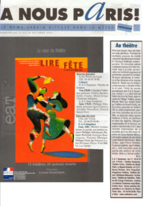 Lire en fête Igor Futterer EAT  2003