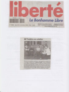 Théâtre en Atelier - Igor Futterer - Liberté - 2008