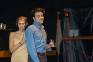 Une rose rouge pour un café noir Igor Futterer Célia Granier-Deferre Boris Rehlinger Répétition 2003