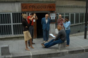 Une rose rouge pour un café noir Igor Futterer Répétition Théâtre le Proscénium 2003